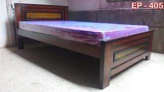 double cot bed | wooden| queen size cot | king size cot | family cot | EP-405 | sri maari furnitures