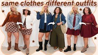 styling the SAME clothes into DIFFERENT outfits ‍️ (with Sierra Schultzzie!)