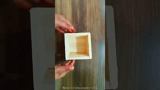 DIY - Pen stand using ice cream sticks