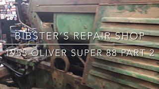 1955 Oliver super 88 part 2 hydraulic pump removal and shifter issues