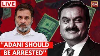 Gautam Adani Bribery Scandal LIVE Updates: Rahul Gandhi On Adani | Adani Group Tirmoil |Adani Shares