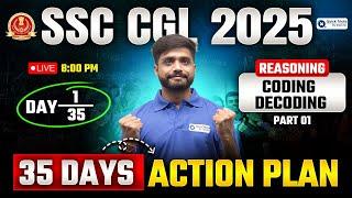 SSC CGL 2025 | Reasoning Coding-Decoding Questions | DAY - 01 | Reasoning Tricks by Lakshay Sir