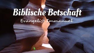 Biblische Botschaft von Evangelist Immanuel #wortgottes #bibel #jesus #evangelium