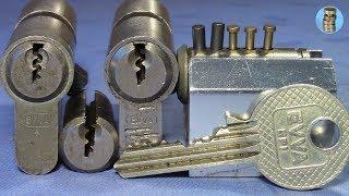 (picking 557) The evil EVVA keyway challenge by 'no-trick-pony_lockpicking'