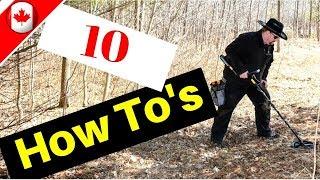 How To Metal Detect For Beginners | 10 How To Metal Detect Tips