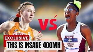 Femke Bol Battles Shamier Little || Women’s 400m Hurdles – 2024 Lausanne Diamond League