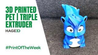 Triple Extruder Industrial 3d printing - HAGE3D Print Of The Week KW38