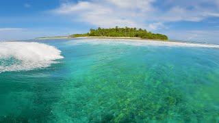 POV SURF -  INSANE CRYSTAL REEF WAVES (Maldives #1)