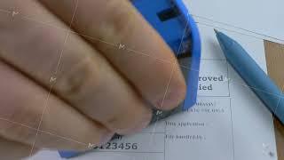 Approval student visa stamp and travelling passport ID