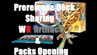 MTG: Kaladesh ( MTGKLD ) Prerelease Deck WR Artifact Sharing and Packs Opening !!