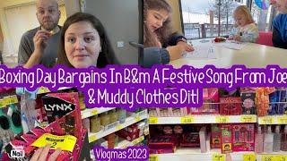 Boxing Day bargains in B&M a festive song from joe & muddy clothes Ditl