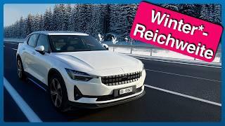 Polestar 2 im Winter: Wie weit kommt er auf der Autobahn?