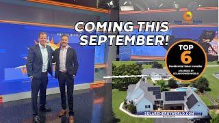 Solar Energy World in The News!  Though September on WJLA-TV