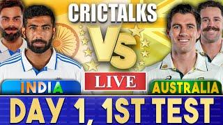 Live: IND Vs AUS, Day 1 - 1st Test | Live Scores & Commentary | India vs Australia | Last 10