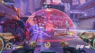 Overwatch COMP: D.VA's Aggressive Defense Part I w/ "Unique" Teammate