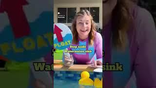 watermelon sink or float challenge #kids
