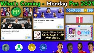 Free Rewards + New FB Players In Shop | What's Coming On Monday 8th March | CR7 In Shop | Pes2021Mob