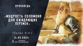 Мудрость Соломона для ожидающих перемен |  Христианские проповеди АСД | Палий Ярослав Иванович