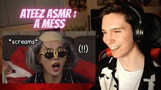 DANCER REACTS TO ATEEZ | ateez doing asmr: A MESS [Idkwhattoname]