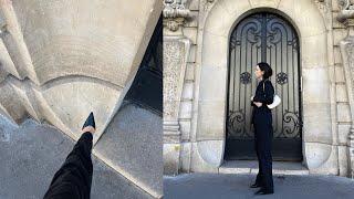 Paris vlog [aesthetic daily life] Vintage & thrift shopping, model photoshoot + outfit diaries 