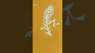 wall painting stencil design for bedroom #art #bedroom #wallpainting #shortvideo #short