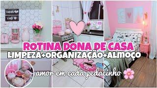 ROTINA DONA DE CASA LIMPEZA FAXINA / ORGANIZAÇÃO ALMOÇO COMPLETO. #FAXINA #COMPRINHASPROLAR