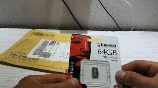 Kingston MicroSDXC, 64GB, Class 10, speed TEST