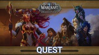 The Quill to Power. Alliance/Horde. WoW Quest. Dragon Isles. Thaldraszus.