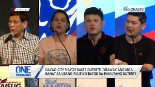 One Mindanao: Mayor Baste Duterte, gisaway ang mga banat sa ilang pamilya