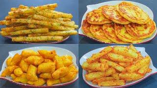 4 Simple and Quick Crispy French Fries Recipes! Will delight the whole family! Easy and Delicious