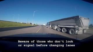 Safe Driving Tips 01 - Always be on the lookout and ready for dangerous drivers.