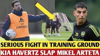 Tensions Explode at Arsenal Training Ground: Kai Havertz Slaps Mikel Arteta