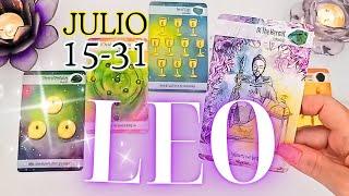 LEO, Te Recuperas y TODO Cambia! Tarot JULIO 15-31