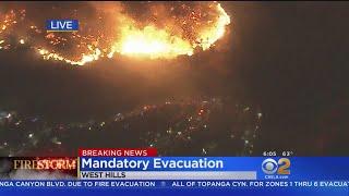 Mandatory Evacuation Issued In West Hills Due To Woolsey Fire