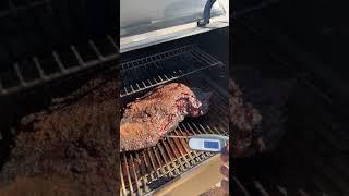 Here’s how you know when brisket is done! #probetest #brisket #traegernation