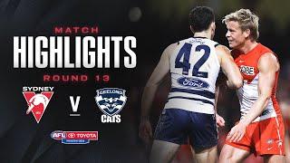 Sydney Swans v Geelong Highlights | Round 13, 2024 | AFL