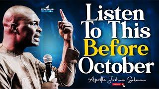 OH GOD VISIT ME MIDNIGHT PRAYERS BEFORE OCTOBER 2024 - APOSTLE JOSHUA SELMAN