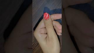 Easy nail design using safety pin #nails #shorts #nailart