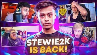 PRO PLAYERS & STRMS REACT TO INHUMAN STEWIE2K PLAYS!