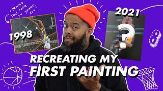 Recreating my FIRST painting (Over 20 years later). This will be fun!