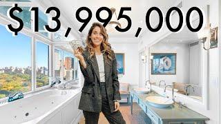 $13 MILLION LUXURY APARTMENT tour in New York City | Lucie Fink