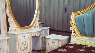 Luxury hand carved bedroom furniture set, Modern design,+91 9389977028 #bedroomfurniture #trending