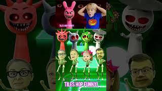 Sprunki X Coffin dance remix | Tiles Hop #shorts #youtubeshorts #shortsfeed #tileshop