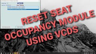 RESET SEAT OCCUPANCY MODULE USING VCDS