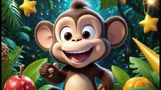 Max Monkey Says Hello | Cheeky Monkey Song for Toddlers | Friendly Jungle Rhyme for Kids