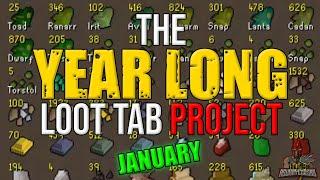 I'm Saving a Loot Tab FOR A WHOLE YEAR (January Update)