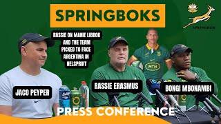 SPRINGBOKS: Rassie explains backing Manie Libbok for Rugby Champs finale in Nelspruit