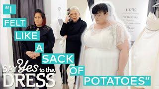 Bride Is TERRIFIED To See Herself In A Wedding Dress | Curvy Brides' Boutique