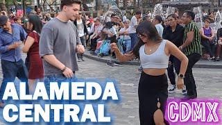 Baile en la Alameda Central Ciudad de México 4K | Cumbia, Salsa | Viernes 7-03-2025