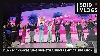 [SB19 VLOGS] DUNKIN' THANKSGIVING SB19 6th Anniversary Celebration